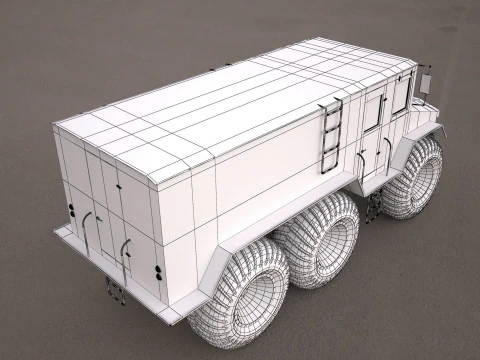Burlak amphibious atv 3D Model