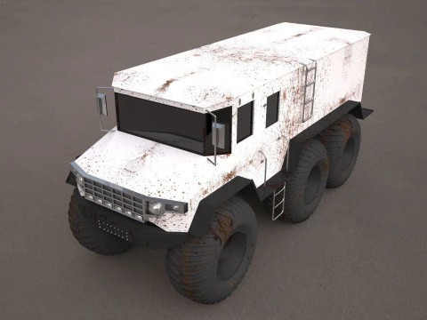 Burlak amphibious atv 3D Model