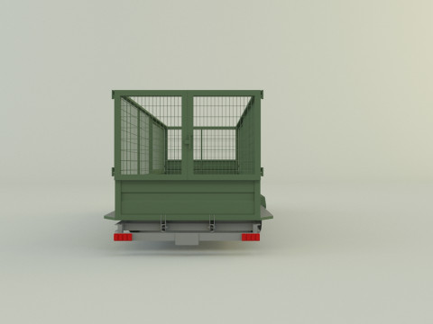 Cage trailer 3D 模型