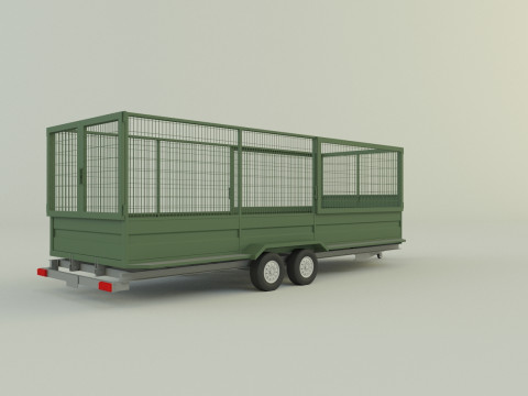 Cage trailer 3D 模型
