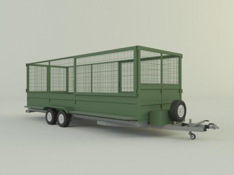 Cage trailer 3D 模型
