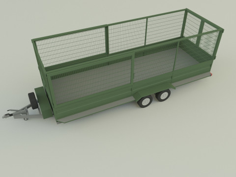 Cage trailer 3D 模型