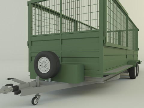 Cage trailer 3D 模型