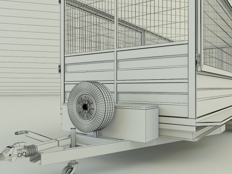 Cage trailer 3D 模型