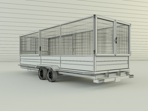 Cage trailer 3D 模型
