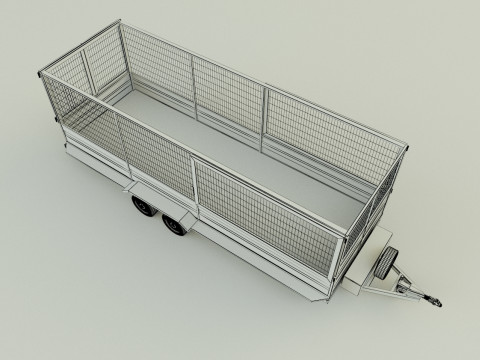 Cage trailer 3D 模型