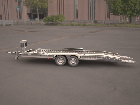 Car carrier trailer 3D 模型