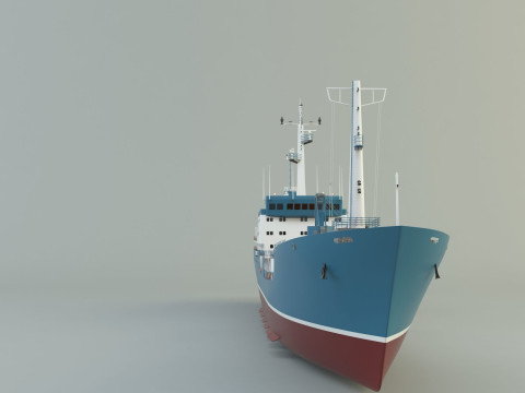 Cargo ship marine model 3D Model