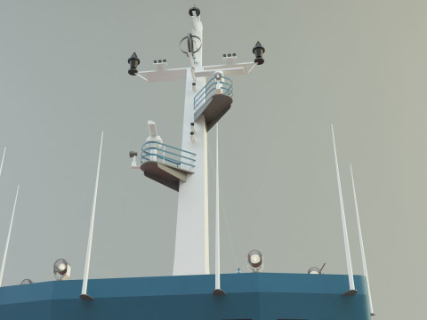 Cargo ship marine model 3D Model