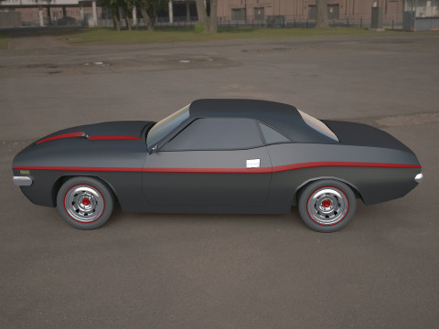 Challenger-1970 3D 모델