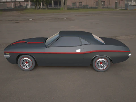 Challenger-1970 3D Model