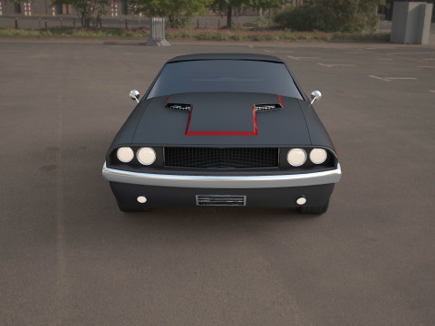 Challenger-1970 3D 모델