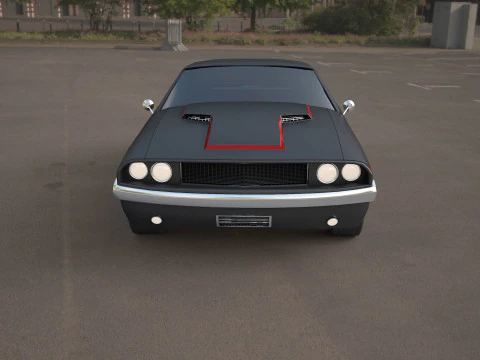 Challenger-1970 3D Model