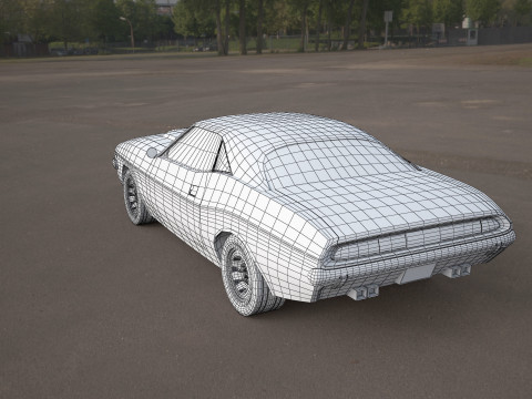 Challenger-1970 3D 모델