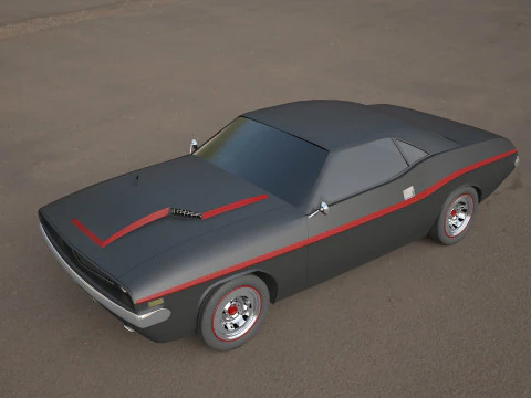 Challenger-1970 3D Model
