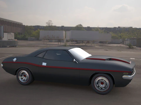 Challenger-1970 3D Model