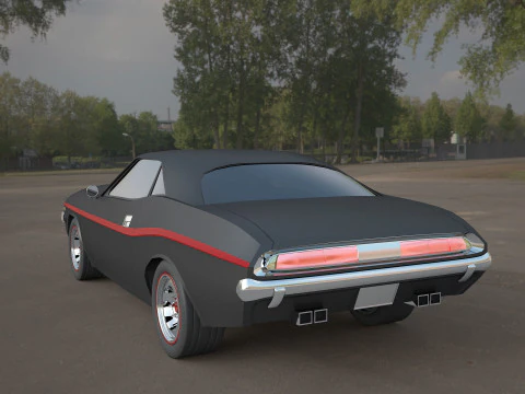 Challenger-1970 3D Model