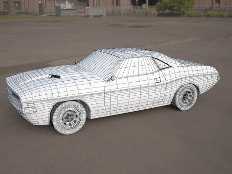 Challenger-1970 3D 모델
