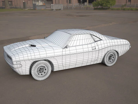 Challenger-1970 3D Model