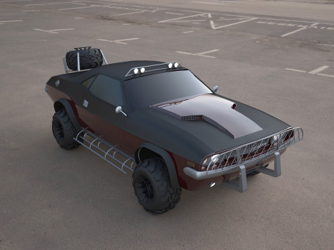 Challenger-1970-suv 3D Модель