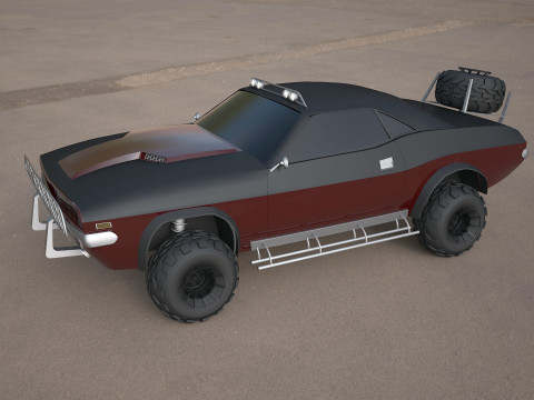 Challenger-1970-suv 3D Модель