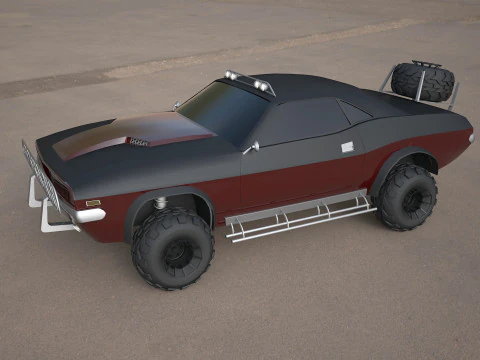 Challenger-1970-suv 3D Model
