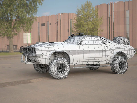 Challenger-1970-suv 3D Model