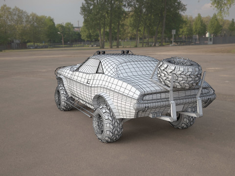Challenger-1970-suv 3D Модель