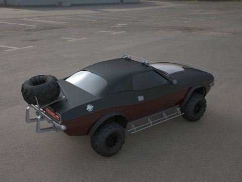 Challenger-1970-suv 3D Модель
