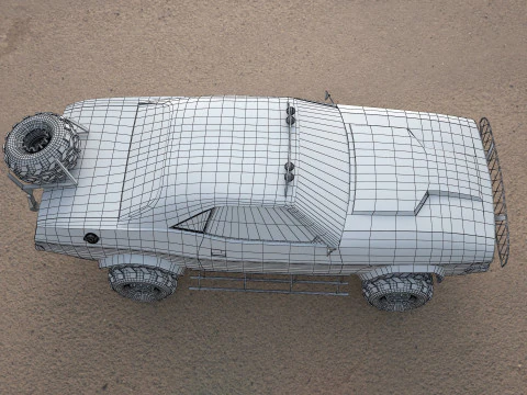 Challenger-1970-suv 3D Model