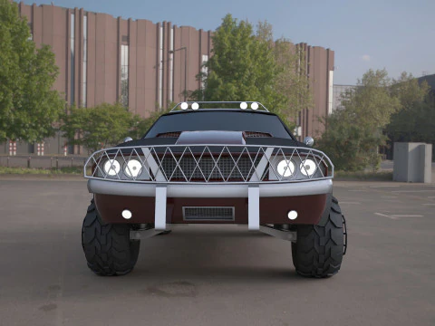 Challenger-1970-suv 3D Model