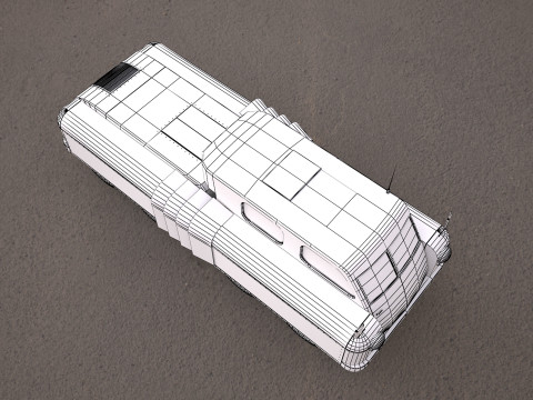 Chelyabinsk ATV Military Vehicle Modelo 3D