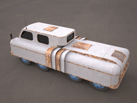 Chelyabinsk ATV Military Vehicle Modelo 3D