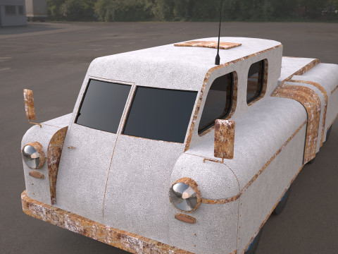 Chelyabinsk ATV Military Vehicle Modelo 3D