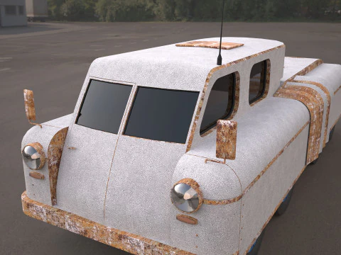 Chelyabinsk ATV Military Vehicle 3D Model