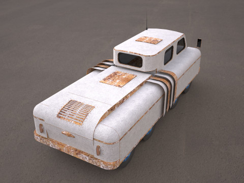 Chelyabinsk ATV Military Vehicle Modelo 3D