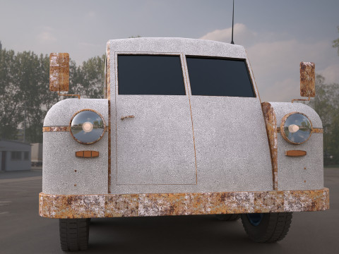 Chelyabinsk ATV Military Vehicle Modelo 3D