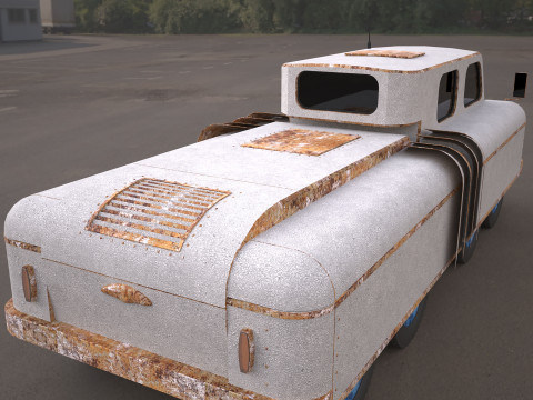 Chelyabinsk ATV Military Vehicle Modelo 3D