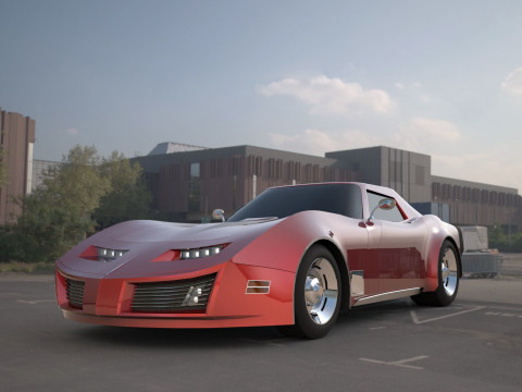 Chevrolet corvette c3 3D 모델
