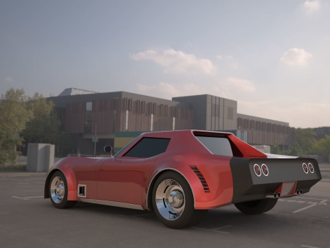 Chevrolet corvette c3 3D मॉडल