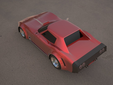 Chevrolet corvette c3 3D मॉडल
