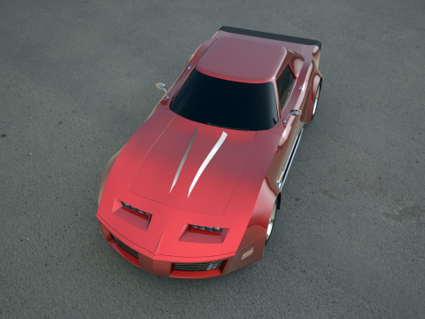 Chevrolet corvette c3 3D मॉडल