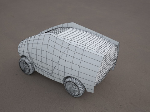 Citroen concept electric 3d car Modèle 3D
