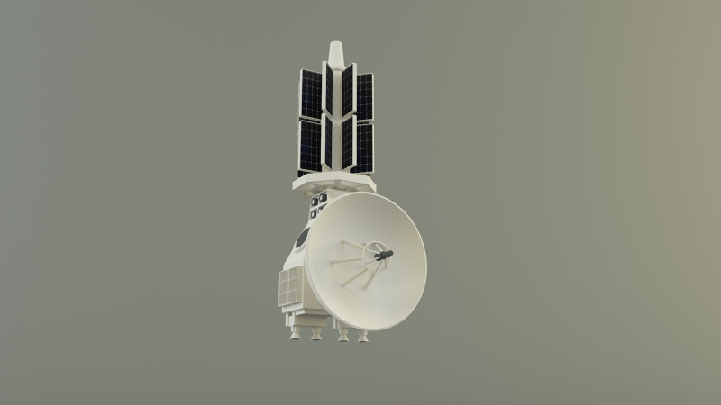 Communication satellite 61 3D 모델 .c4d .max .obj .3ds .fbx .stl .blend 