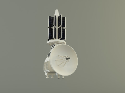 Communication satellite 61 3D Модель