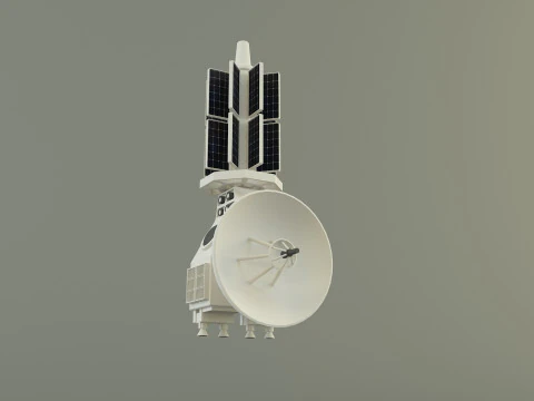 Communication satellite 61 3D Model