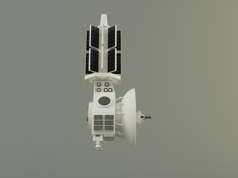 Communication satellite 61 3D 모델