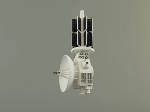 Communication satellite 61 3D Model