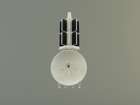 Communication satellite 61 3D 모델