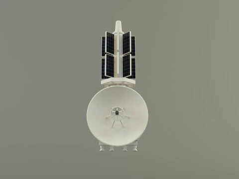 Communication satellite 61 3D Model